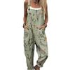 Surwin Salopette Donna Baggy, Stile Retrò Tuta da Donna Gamba Larga con Tasca & Spallacci Regolabili, Jumpsuit Oversize Vintage Casual per Tempo Libero