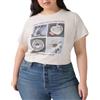 Levi's Perfect Tee Benitoite Cloud Dancer STRI T-Shirt Donna (Pacco da 1)