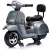 Piaggio Mini Vespa PX150 Elettrica 6V per Bambini Grigio