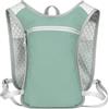 PORRASSO Zaino Idratazione Ultraleggero 5L Zainetto da Corsa Uomo Donna | Trail Running Trekking Ciclismo Traspirante Impermeabile con Scomparto Sacca d'Acqua e Bande Riflettenti,Verde lago