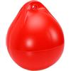 Haofy Gommone Paraurti Bumper Ball Rotondo PVC Dock Fender Rosso | Boia di Ormeggio Marino per Pontoni e Canoe, Parete da 3,8 Mm, Assorbe gli Urti, Si Adatta Al Piccolo Vano Cabina