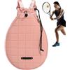Generic Zaino sportivo per racchette da tennis, supporto per racchette, copertura | Borsa da badminton per giocatori di badminton, paddle, racquetball di tutti i livelli di abilità, contiene racchette, palline