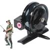 Generisch Mulinello per acqua salata - attrezzatura da pesca, bobina estremamente | Baitcaster Performance Attrezzatura per canna da pesca a mosca, finitura blu navy, misura grande 5000