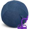 WTZHHK Copertura per palla da ginnastica con elastici di resistenza | Protezione per palla fitness Copertura antiscivolo per palla yoga e fitness Custodia per palla da allenamento
