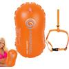 Generic Pull Buoy Bright High Visibilità Be Safe Formazione di sicurezza | Boa galleggiante di sicurezza, ad alta galleggiabilità, ad alta visibilità, per nuoto in acque libere, triatleti, kayaker,