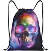 Zelinge Carino coulisse borse sport palestra Sack, Arte fantasy teschio | Borsa a tracolla per yoga, danza, viaggio