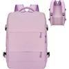 Generic Zaino da trasporto multi-tasca antifurto, traspirante, imbottito, Viola | Borsa per libri per aereo, viaggi, lavoro, scuola, università, escursionismo, palestra, pendolari, infermiere