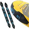 Shopsphère DISTRIBUTION Set di 2 protezioni per la testa della racchetta da paddle, in TPU ultra resistente, superficie robusta, antiurto, misura universale