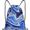 Zelinge Carino zaino con coulisse borse palestra Sackpack, Motivo fluido | Borsa a tracolla per sport, nuoto, yoga