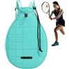 Generic Borsa da tennis da donna di grande capacità per zaino da tennis, copertura | Borsa per racchette da badminton, paddle, giocatori di squash di tutti i livelli di abilità, può contenere pagaie, racchette