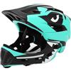 Wei Shuqiang Casco da bici integrale staccabile da 1 pezzo | Equipaggiamento protettivo for ciclismo MTB pattinaggio a rotelle multisport