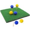 DOITOOL Tappetino da Golf con Superficie Realistica, PP Antiscivolo | Allenamento Swing Indoor e Outdoor, Include Tee e Pallina, Formato Compatto, per Garage