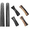 LongTing Pneumatico for Bici da Strada 700X28C/700X25C 60TPI | TANKE Copertone for bicicletta antiforatura con bordi neri e gialli Gravel Bike/Pneumatico pieghevole JILUER