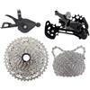 Generico Gruppo MTB, Compatibile con Shimano, M5100 SL-M5100 | RD-M5100 SGS, CS-M5100, CN-HG601, comando 11 velocità, cambio posteriore, cassetta, catena