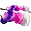 Generico Fan Veils Danza del Ventre Ventaglio da Danza in Seta, Accessori for spettacoli teatrali di del Ventre in Vera, ventagli Tinti a Mano, veli Multicolore