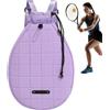 Generic Zaino sportivo da tennis da uomo, con supporto per racchette, copertura | Borsa da badminton per giocatori di badminton, paddle, racquetball di tutti i livelli di abilità, contiene racchette, palline