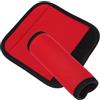 MAGICLULU 2 Pezzi Copri Bilanciere Antiscivolo Rimovibile 2 Cuscinetti | Schiuma e Poliestere, Design Concavo Resistente All'usura, per Panca e Barre Orizzontali, Rosso