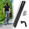 Generic Raggi per Bicicletta,Raggi per Ruota 24pcs 255/275/289MM Raggi in Acciaio for Bici con Capezzoli for 27.5/26/29 MTB/Raggi for Bici da Strada Ciclismo Parti di Riparazione