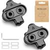 GEWAGE Tacchetti per pedali bici compatibili con Shimano SPD SH51/SH56 | Piastre CrMo per pedali a scatto a 2 fori con sgancio semplice o multipla; include piastre antiscivolo e accessori.