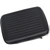 Wodsty Eva Dart Case - Custodia rigida per 6 freccette, freccette, fusti e accessori, robusta custodia da viaggio con maniglia e rete F, colore: nero