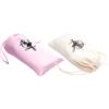 FOYTOKI Borsa Porta Scarpe da Danza per Scarpette da Punta, Elegante | Tela e Raso, Interno Strutturato Tasca Piccola, Chiusura a Coulisse, per Armadietto e Gara