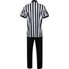 Generic Maglietta da arbitro di calcio con pantaloni, unisex, colletto a costine | Maglia a maniche corte con scollo a V con pantaloni per sport, palestra, classe, softball, baseball, pallavolo, hockey