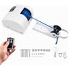 BAOCHADA Verricello elettrico per barche, 12 V, 11,3 kg, con telecomando | Verricello di ancoraggio per barche a partire da 6 m, impermeabile IP65, abbassamento 70 ft/min e retrattile 60 ft/min