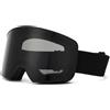 LBAWJWAIL Maschera da sci snowboard OTG UV400 antiappannamento | Lente sferica REVO compatibile con casco per adulti e ragazzi
