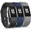 Yandu Cinturino di ricambio per Fitbit Charge 2, regolabile, in morbido silicone, sportivo, per Fitbit Charge 2