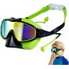Generic Occhialini da nuoto per bambini, per sport acquatici, con copertura per | Occhialini da nuoto per bambini con maschera anti-appannamento, per bambini dai 3 ai 14 anni, per piscina e spiaggia