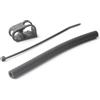 Wodsty Set di tubi e morsetti per kitesurfing, tubo di ricambio in nylon da 20 cm, con corda di fissaggio per valvola, compatibile con kit acqua e neve, nero