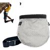 Generic Borsa da arrampicata con cintura regolabile portatile grande | Borsa per gessetti per sollevamento pesi, escursionismo, allenamento, scalatori, bambini e donne