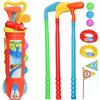 Syutokul Set da Golf per Bambini Mazze da Golf in plastica con Carrello per Giocare all'aperto