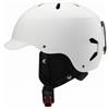KiBcsLic Casco da Marchio Involucro in Protettivo Casco da Marchio Visiera Corta Ergonomico per Sciatori, Snowboarder, Snowboard