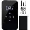 Générique Pompa Ad Aria Senza Fili Accessori Auto Ricaricabili Elettrici | Pompa Ad Aria Portatile Touch Screen Per Auto Camion Campeggio Auto Bicicletta MTB Strada Tutto-Terra Campeggio Casa Garage