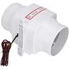 Yosoo Health Gear Marine Bilge Blower, 4in 270CFM 12V Fan | ABS Shell, Six Blade Wheel, 6 Amp Draw, Enclosed Motor, Vertical or Horizontal Fit