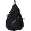 Générique Sling Bag for Women, Casual Pack for Students Stylish Sports Chest, Trendy Everyday Companion, Large Capacity Sling for Camping Hiking Fitness Use 14,17 x 5,51 x 18,9 in, Nero ,