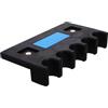 Alipis Porta Stecche da Biliardo Multi-slot da Parete Antiscivolo Nero | Plastica e Metallo, per Stecche e Bordo del Tavolo, Uso Domestico e Sala
