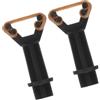 DIYEAH 2 Pezzi Attrezzo per Riparazione Punta Biliardo 13mm Nero Portatile | Gomma e PP, Fissaggio Sicuro per Punte e Aste, Manutenzione Tavolo, Uso in Sala