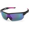 LBAWJWAIL Occhiali Da Sole Sportivi Polarizzati, Protezione UV400 | Lenti PC Rivestimento Revo Telaio TR90 Semi-senza Montatura Design Avvolgente
