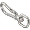Wodsty Gancio girevole a 360°, lunghezza 95 mm, in acciaio inox | acciaio inossidabile 304, resistente alla corrosione, adatto per acqua salata, 75 mm di lunghezza, 25 mm di larghezza