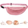 Générique Borsa da spiaggia in rete per bambini, portatile, pieghevole, con | Borsa Accessori Da Spiaggia Per Vacanze, Barca, Corsa, Sport All'Aperto, Raccolta Conchiglie E Rocce