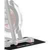 Wodsty Set di 2 tappetini da ginnastica in gomma, 60 x 30 cm, antiscivolo, per palestra a casa, ammortizzanti, facili da pulire, colore nero