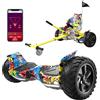 RCB Hoverboards SUV Per tutti i terreni,set hoverboards elettrico da 8,5 pollici e kart per bambini con Bluetooth, APP controllo Funzione, per tutti i terreni per adolescenti adul