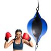 Generic Palla da boxe resistente, attrezzatura per esercizi fitness, combattimento | Sacco da boxe da 18 cm, per adolescenti e adulti, per interni ed esterni, con due lacci elastici