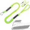 Generic Linee di attracco per barche a vela - Corda di ormeggio per barche con | Hi-Performance Marine Boats Cord per sci, kayak, moto d'acqua elastico a sgancio rapido