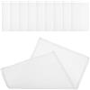 Didiseaon 10 Pezzi Pettorale Numerato Bianco per Maratona e Allenamento | Misura 26, 50x17, 00x0, 10cm, Leggero e Comodo, per Abbigliamento Atleta e Club