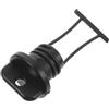 TEHAUX 4 Pezzi Kit Tappo di Scarico per Kayak in Plastica Nero, Tappo Ombrinale per Canoa e Kayak, Drena L'acqua, Impedisce L'ingresso d'Acqua, Facile da Rimuovere
