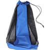 Anneome Borsa Sportiva a Rete per Basket e Pallavolo, Oxford Cloth Blu con Coulisse, Tracolla Singola, Ventilata per Allenamenti e Organizzare Attrezzatura Sportiva