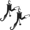 REEYUILOF Clip for attrezzi da baseball da 2 pezzi Ganci a regolazione rapida | Porta guanti e mazze Appendini leggeri for softball